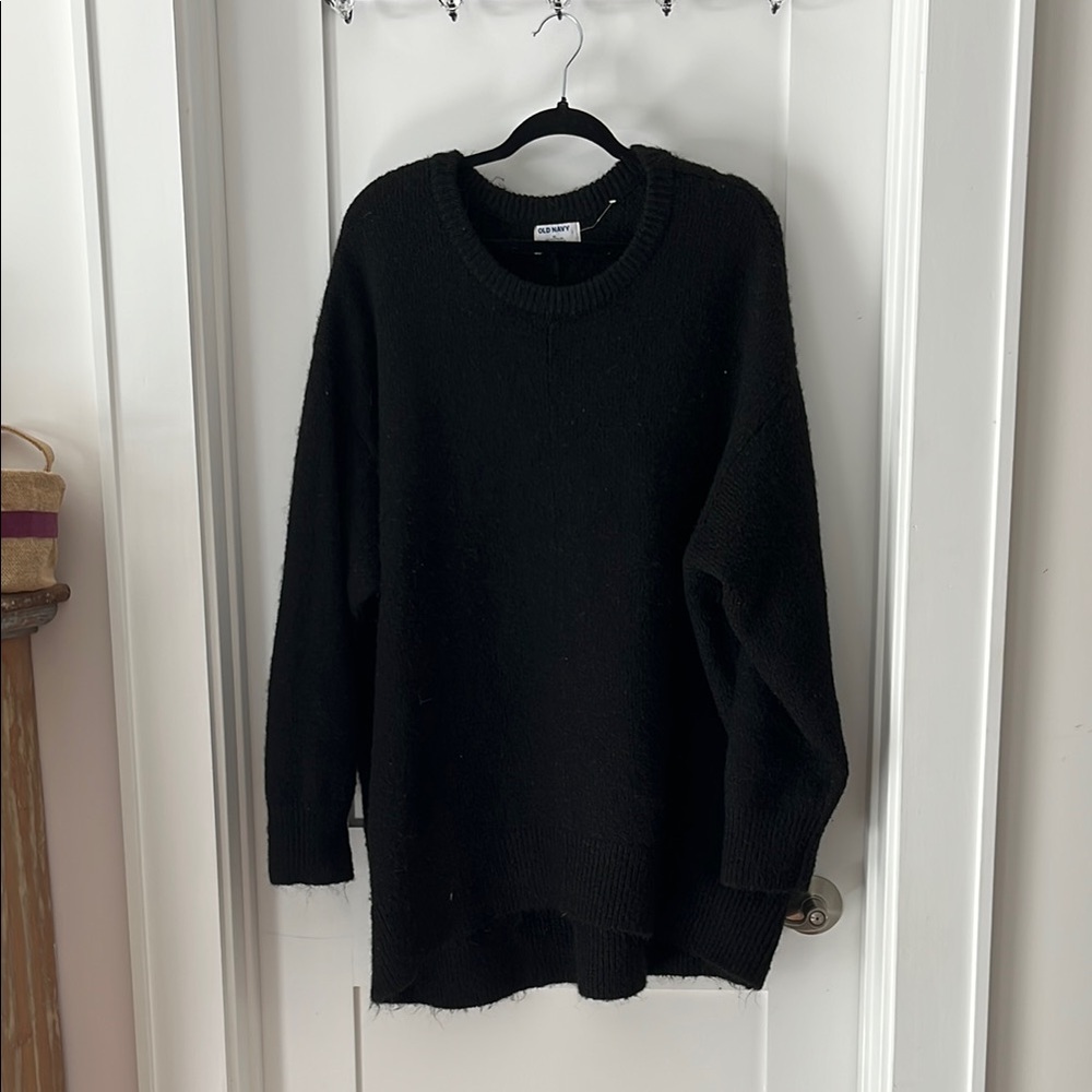 Old Navy Classic Black Crew Neck Sweater